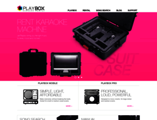 playboxkaraoke.com screenshot