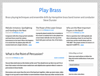 playbrass.wordpress.com screenshot