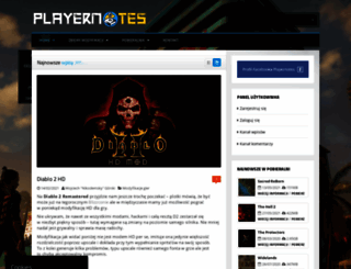 playernotes.pl screenshot
