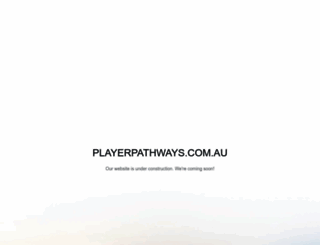 playerpathways.com.au screenshot