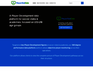 playerstatdata.com screenshot