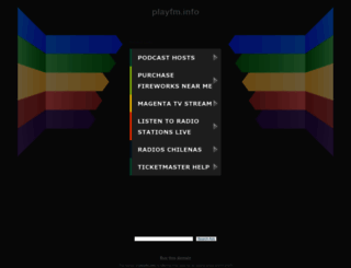 playfm.info screenshot