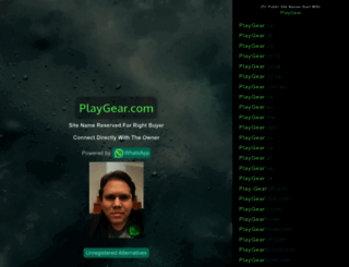 playgear.com screenshot