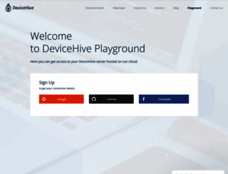 playground.devicehive.com screenshot