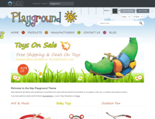 playground.nop-templates.com screenshot