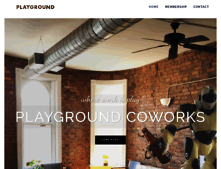 playgroundcoworks.com screenshot