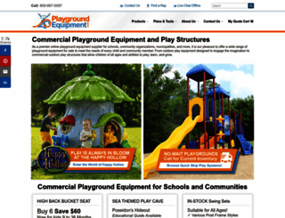 playgroundequipment.com screenshot
