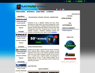 playhugelottos.pl screenshot