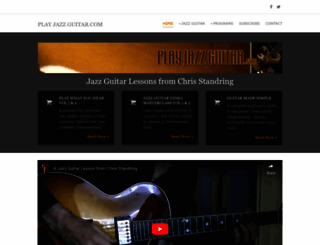 playjazzguitar.com screenshot