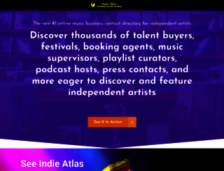 playlistcontacts.com screenshot
