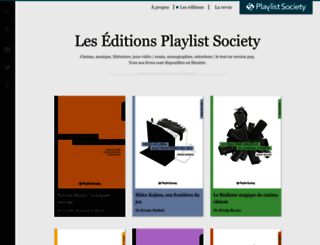 playlistsociety.fr screenshot