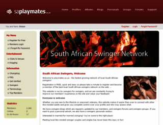 playmates.co.za screenshot