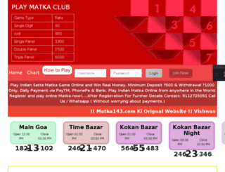 playmatkaclub.com screenshot