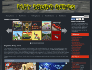 playracinggames.biz screenshot