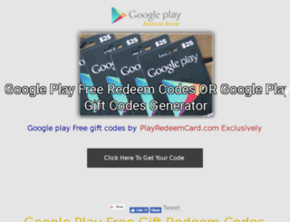 playredeemcard.com screenshot