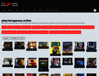 playretrogames.online screenshot