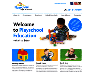 playschooleducation.co.nz screenshot