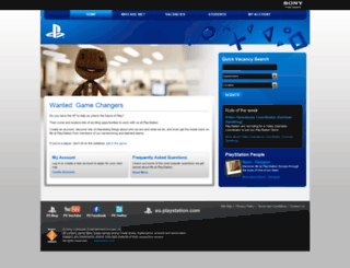 playstationjobs.co.uk screenshot