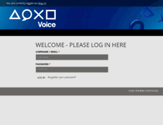 playstationvoice.com screenshot