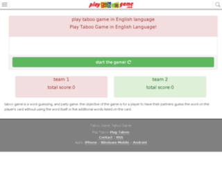playtaboogame.com screenshot