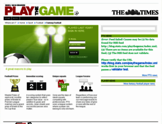 playthegame.timesonline.co.uk screenshot