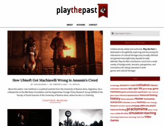 playthepast.org screenshot