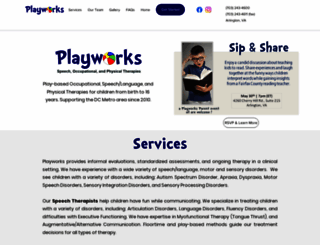 playworksspeech.com screenshot
