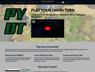 playyourdamnturn.com screenshot