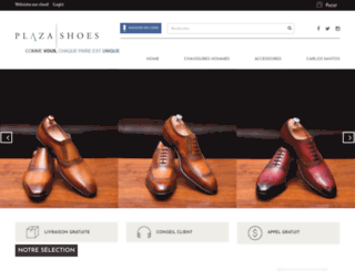 plaza-shoes.com screenshot