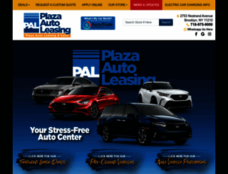plazaautoleasing.com screenshot