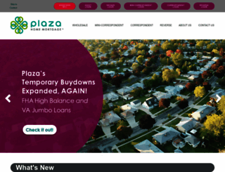 plazahomemortgage.com screenshot