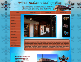 plazaindiantradingpost.com screenshot