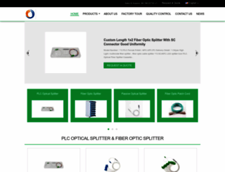 plcopticalsplitter.com screenshot