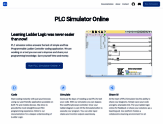 plcsimulator.online screenshot