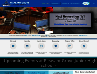 pleasantgrove.alpineschools.org screenshot