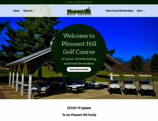 pleasanthillgolfcourse.com screenshot