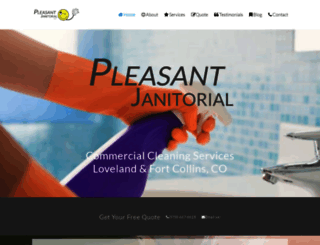 pleasantjanitorial.com screenshot