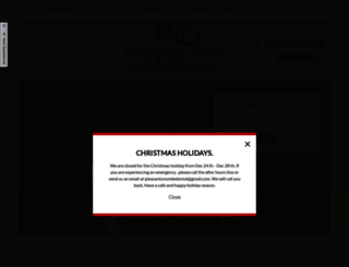 pleasantonsmiledental.com screenshot