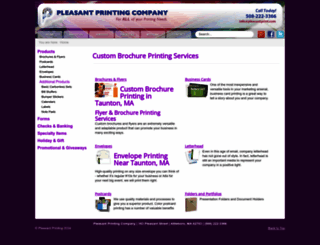 pleasantprinting.com screenshot