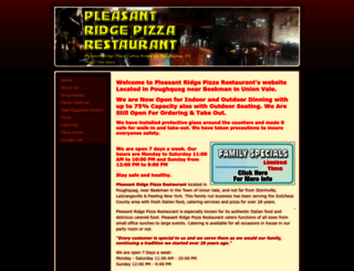 pleasantridgepizzarestaurant.com screenshot