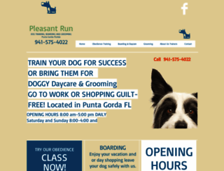 pleasantrundog.com screenshot