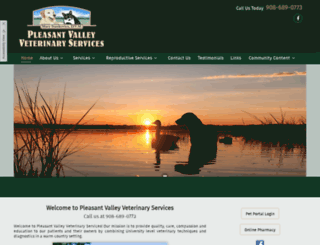 pleasantvalleyvetservices.com screenshot