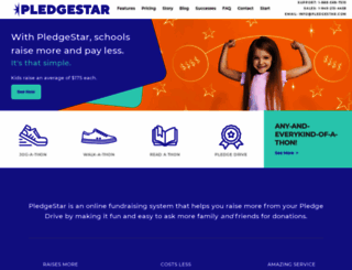 pledgestar.com screenshot