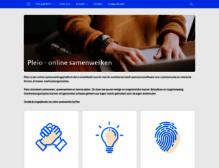 pleio.nl screenshot