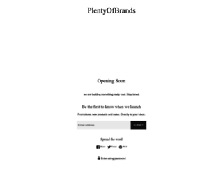 plentyofbrands.com screenshot