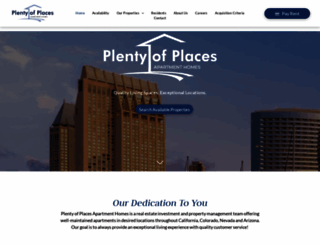 plentyofplaces.com screenshot