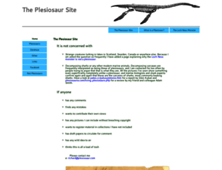 plesiosaur.com screenshot
