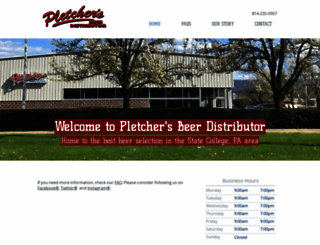 pletchersbeerdistributor.com screenshot