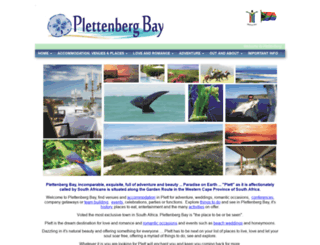 plettenberg-bay.co.za screenshot