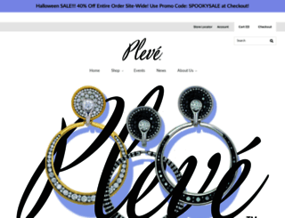 pleve-jewelry.myshopify.com screenshot